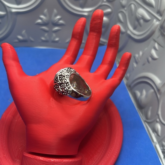 BERRICLE Sterling Silver Halo Wedding Engagement Rings  ?‎ CZ Cubic Zirconium Halo Cocktail Ring approx 6-7